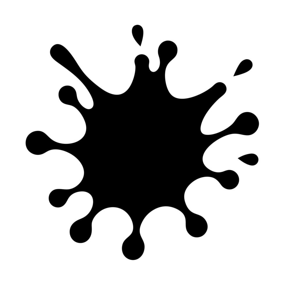 Creative Water Splash Silhouette Fluid Motion and Elegance vector