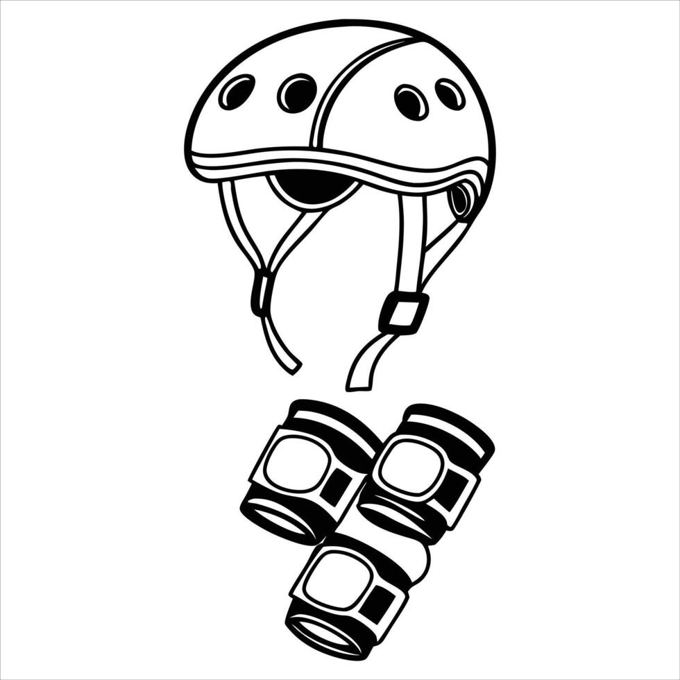 Rollerblade Coolness Roller and Skating Artwork vector