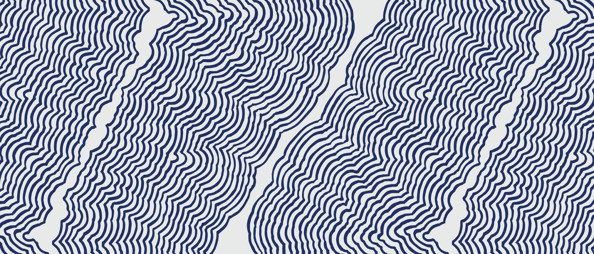 Crafted hand drawn brush line abstract pattern, Japanese and Ethnic folk inspired wood carving, weaving, sculpting textured surface background, simple and humble graphic for fabric, carpet, vector