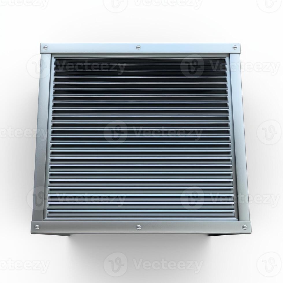 Industrial ventilation grille providing efficient airflow in modern building photo