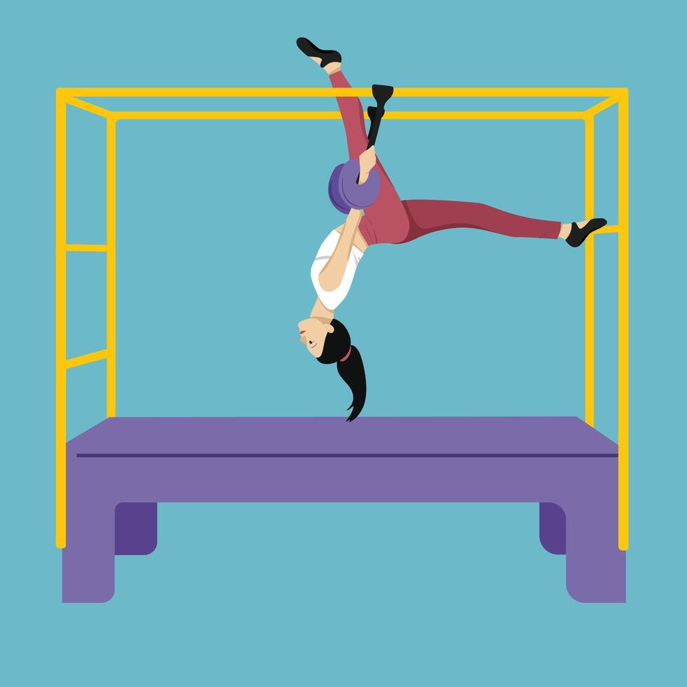 pilates move asana flexibility vector