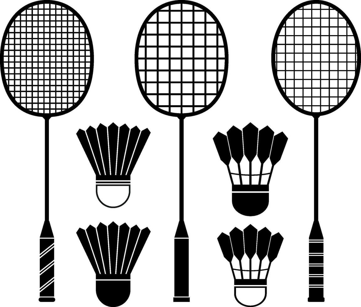 Badminton racket design or icon symbol design vector