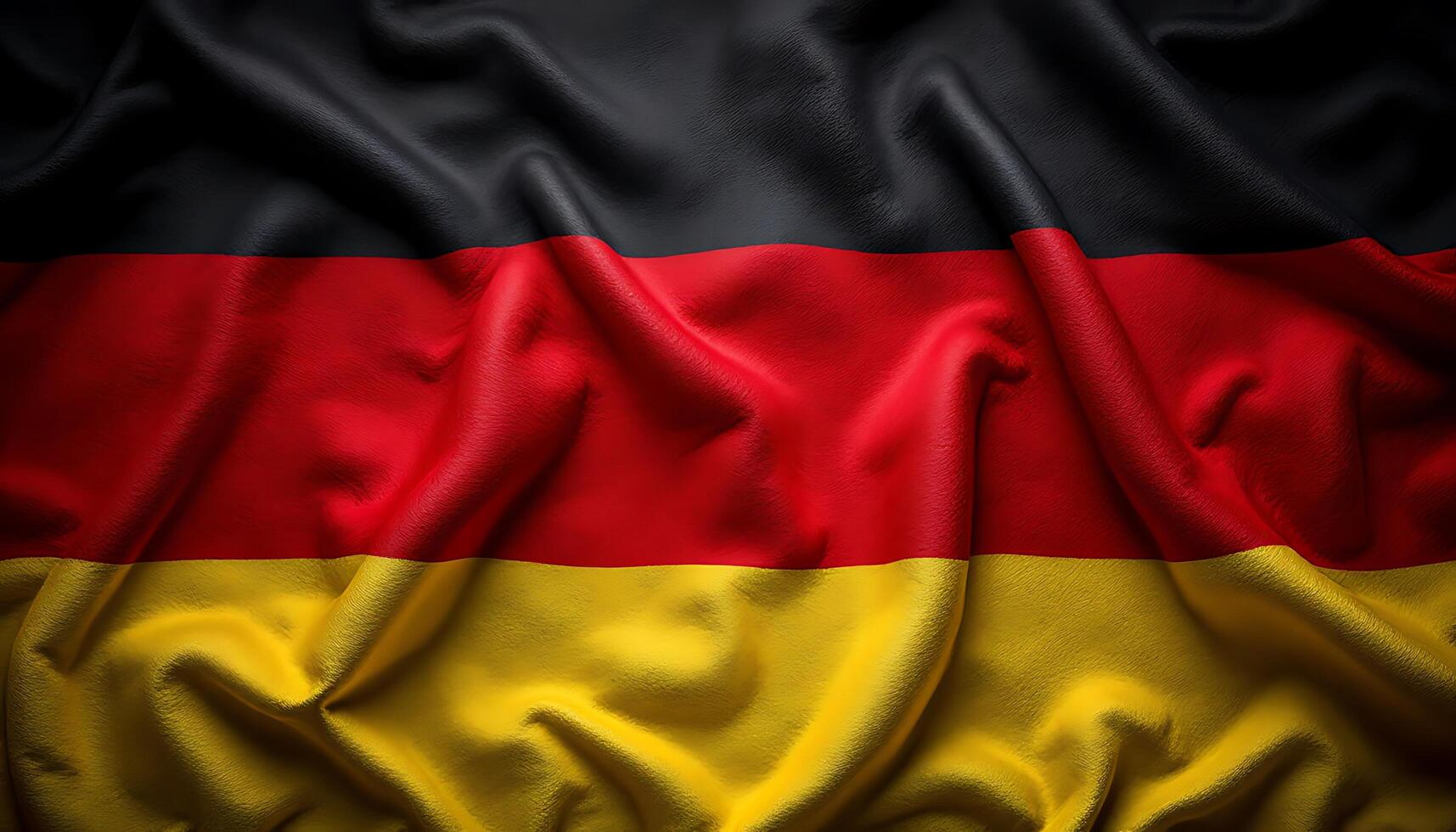 German Flag . Close-Up View of the German Tricolour photo