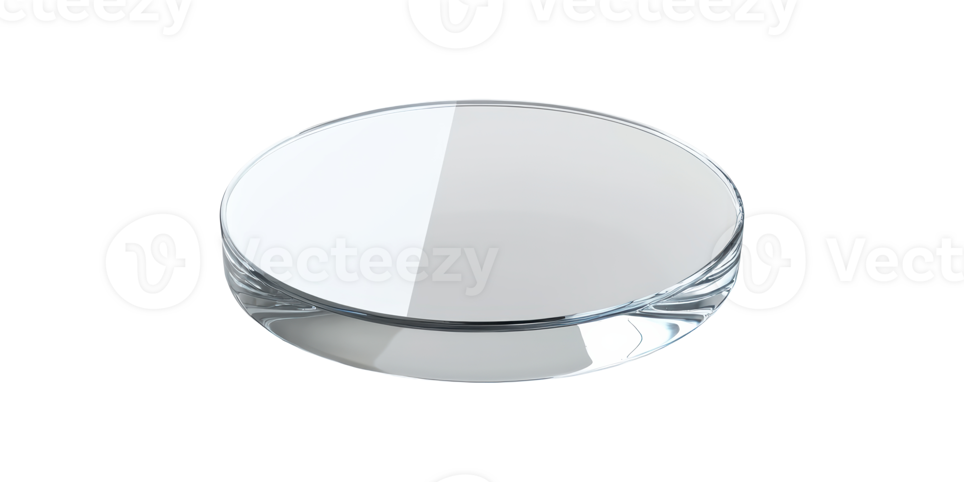 Glass round paperweight isolated on transparent background png