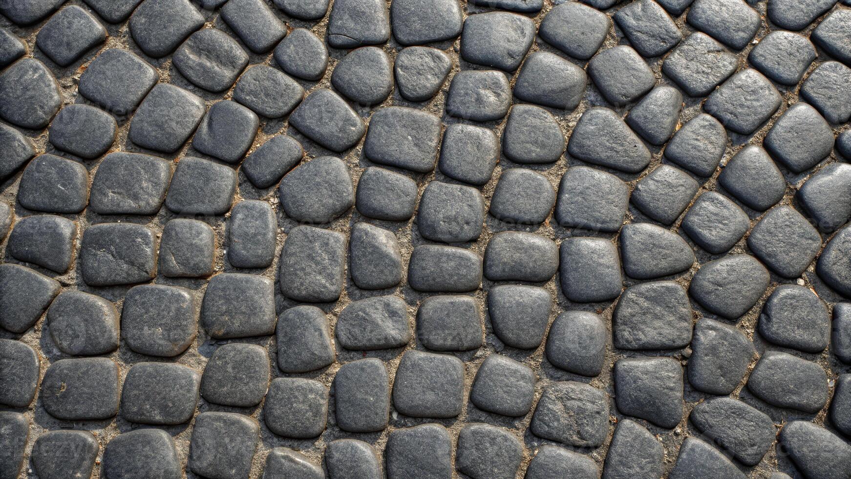 Close-up view of a textured material surface resembling cobblestones urban environment natural stone texture aesthetic appeal photo