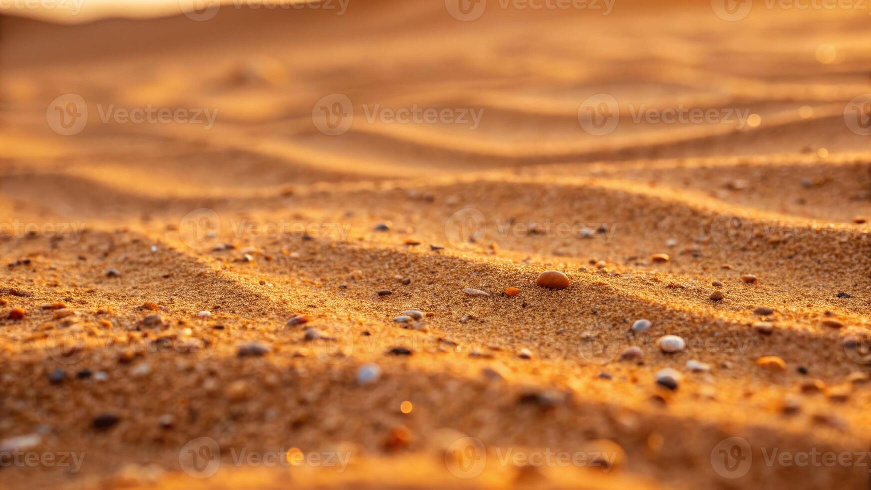 Close-up of grainy desert sand textures desert landscape nature photography vibrant environment low angle material focus photo