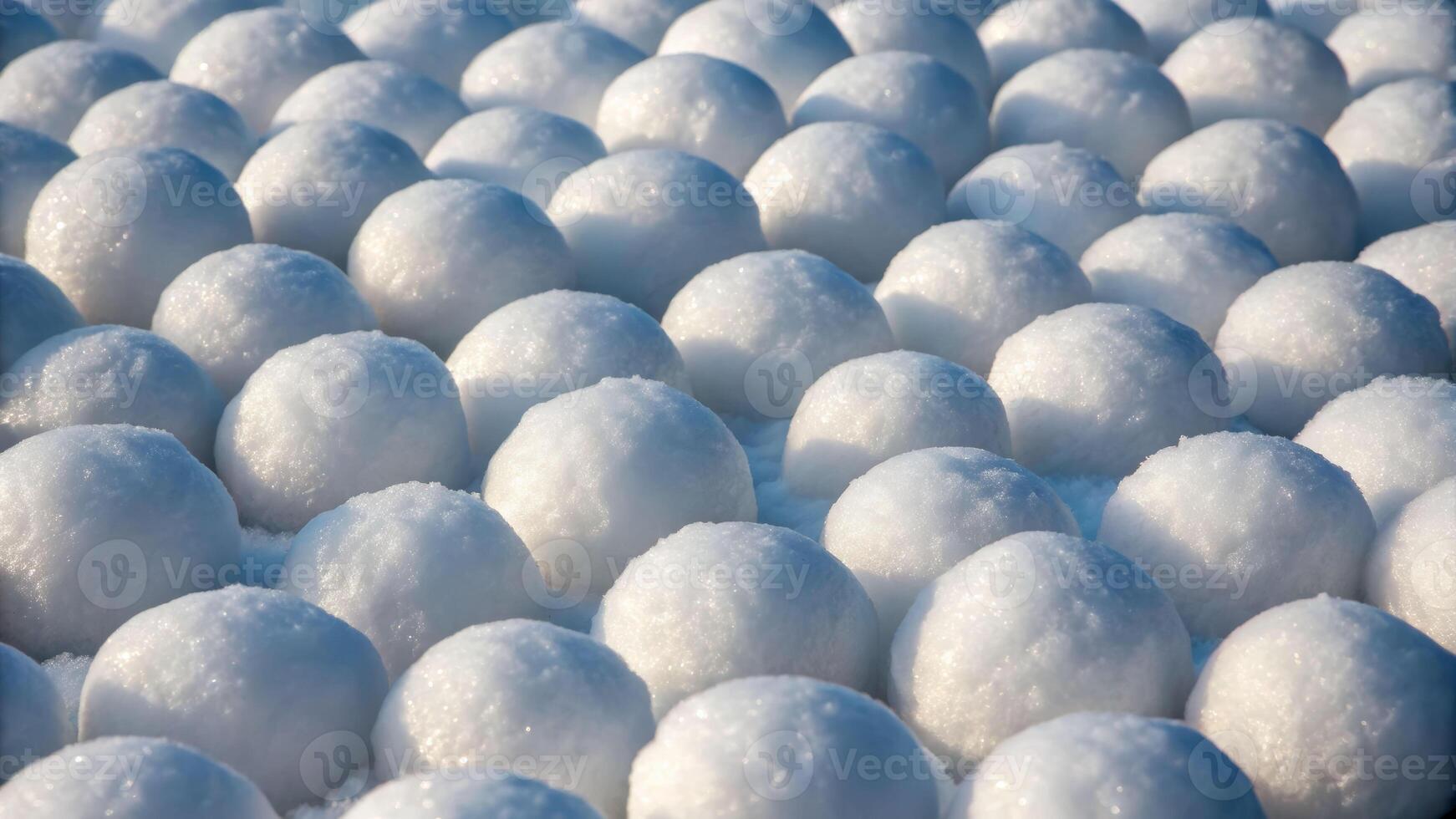Soft snowball close-up view winter wonderland nature photography frosty terrain macro perspective winter concept photo