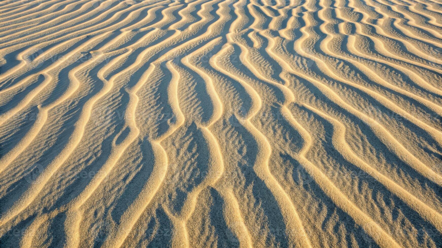 Abstract pattern of ripped desert sand material nature landscape warm environment aerial view texture concept photo