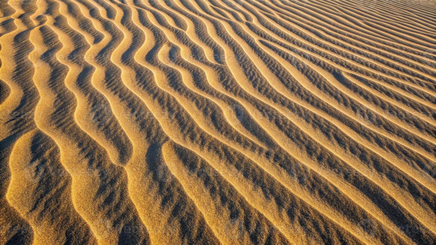 Desert sand patterns natural landscape material textures expansive environment aerial view abstract design photo