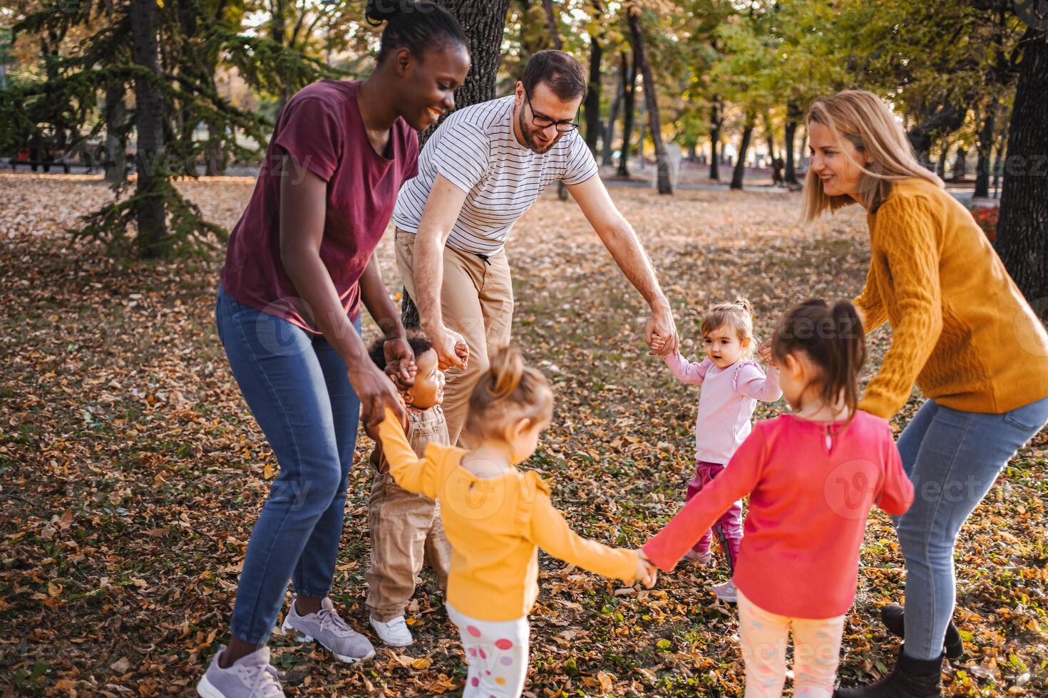 Autumn Embrace. A Tapestry of Family Love photo