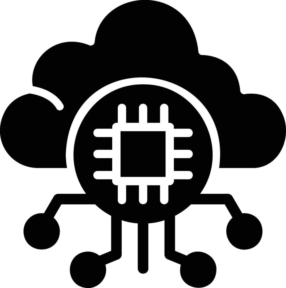 cloud in flat design style vector