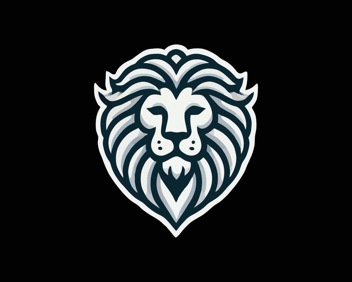 Creative Lion Head Graphic vector