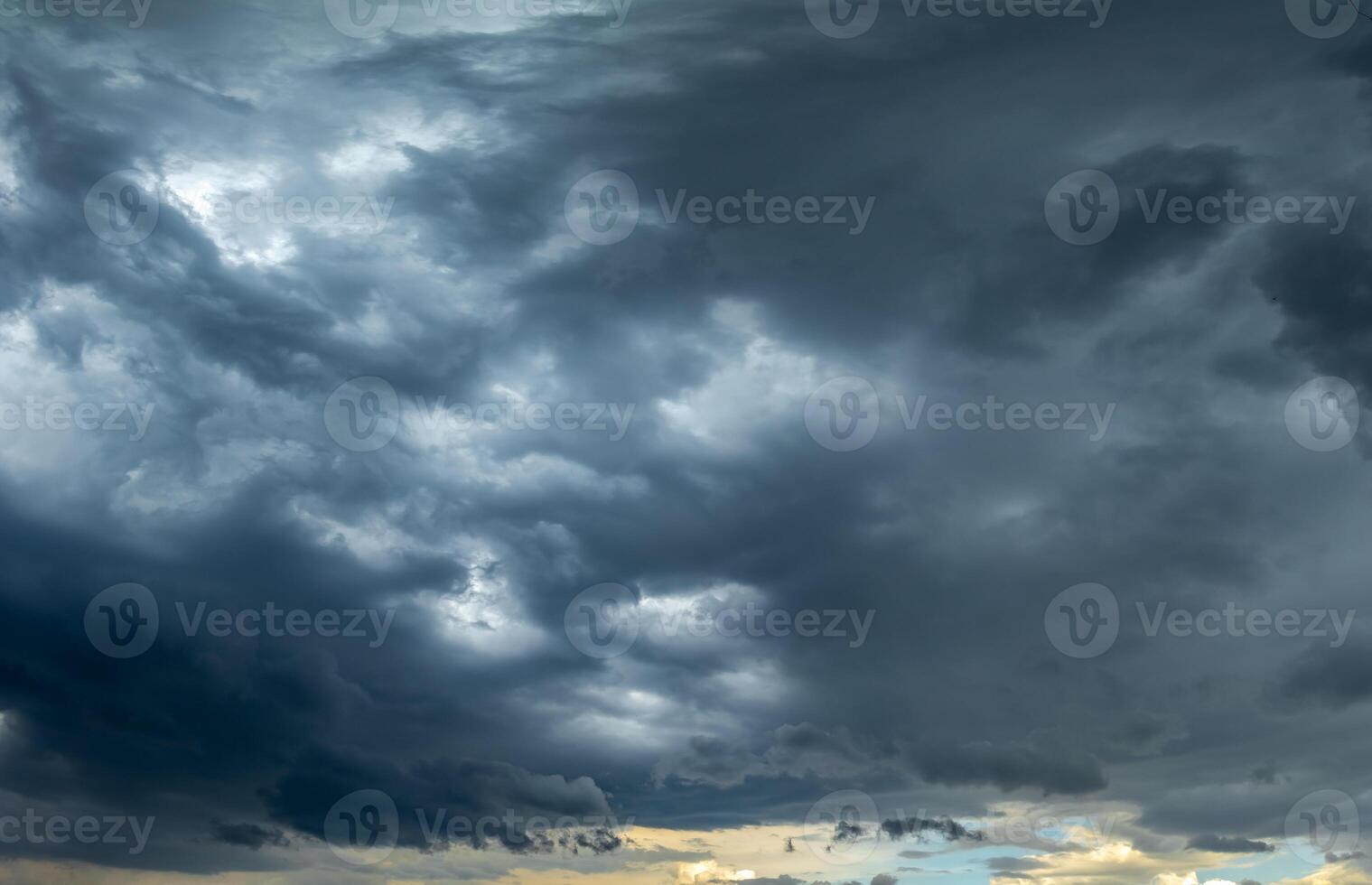 Dark storm clouds forming in the sky, creating dramatic scene photo