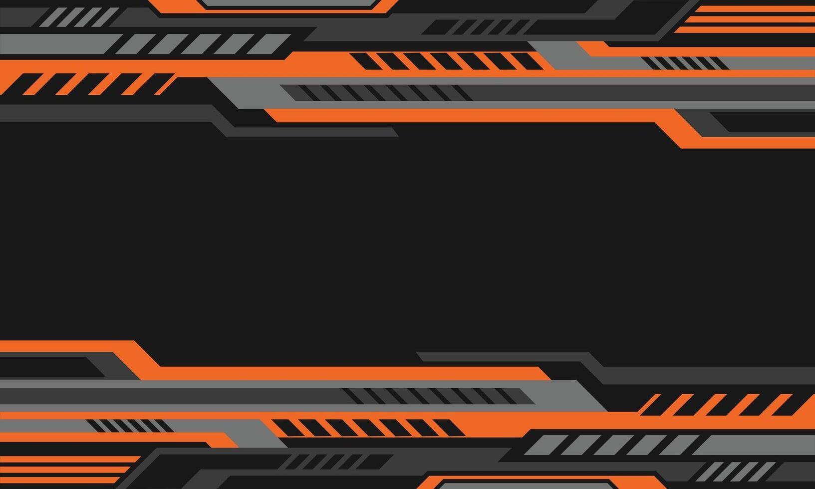 Abstract futuristic geometric border background vector