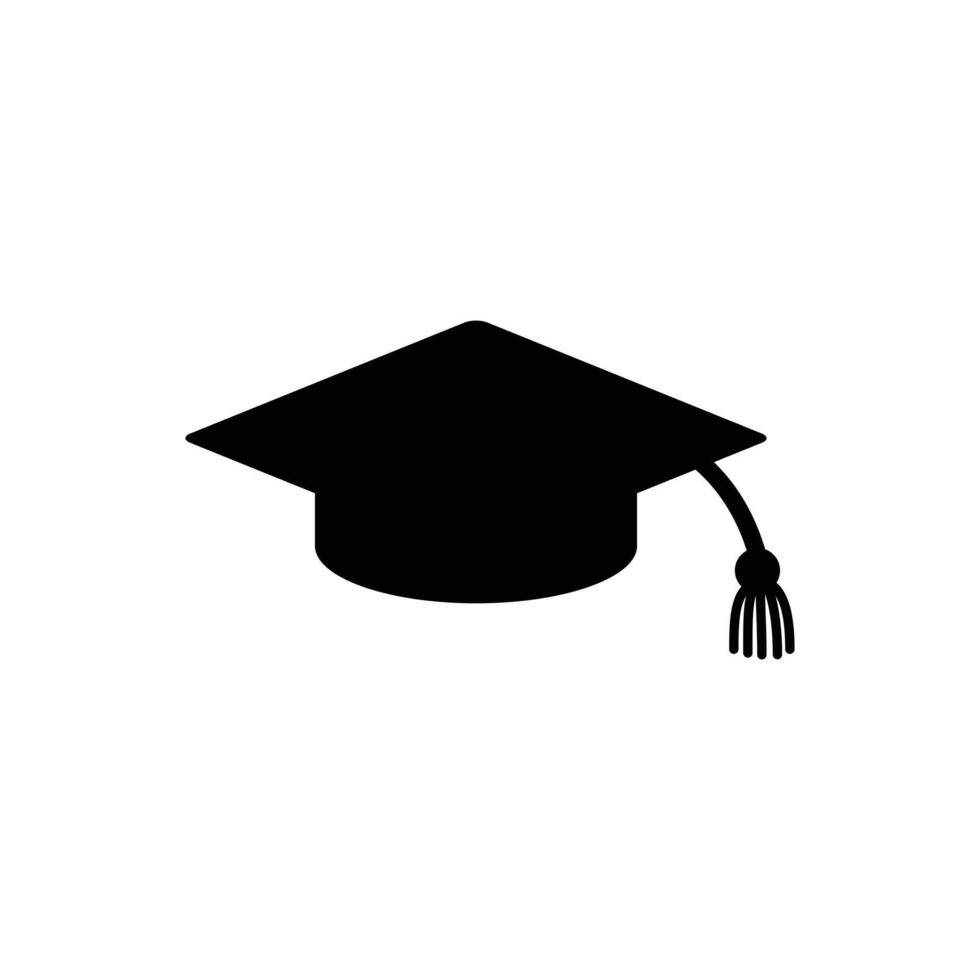 Graduation cap icon. Academic graduation cap icon . vector