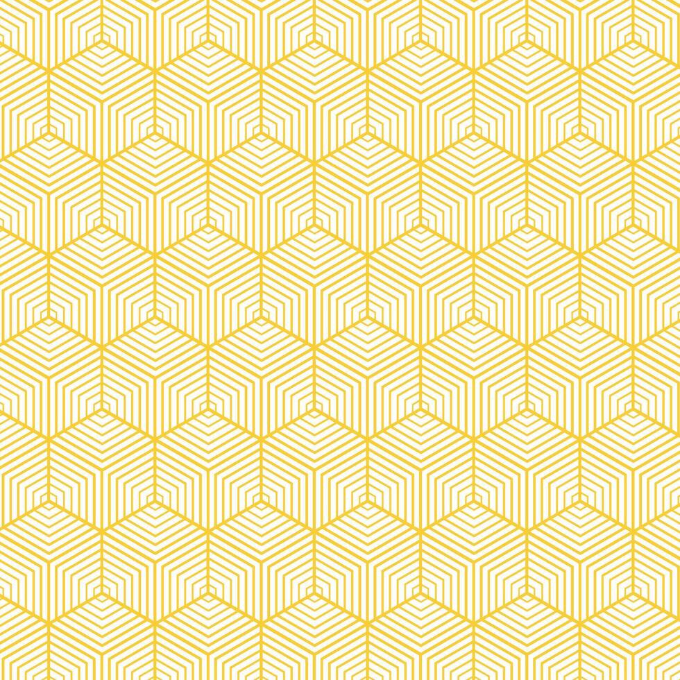 Trendy Gold Polygon Geometric Seamless Pattern. A Chic Background for Textile Printing. Decorative Stationery. Wrapping Papers. And Wallpapers. vector