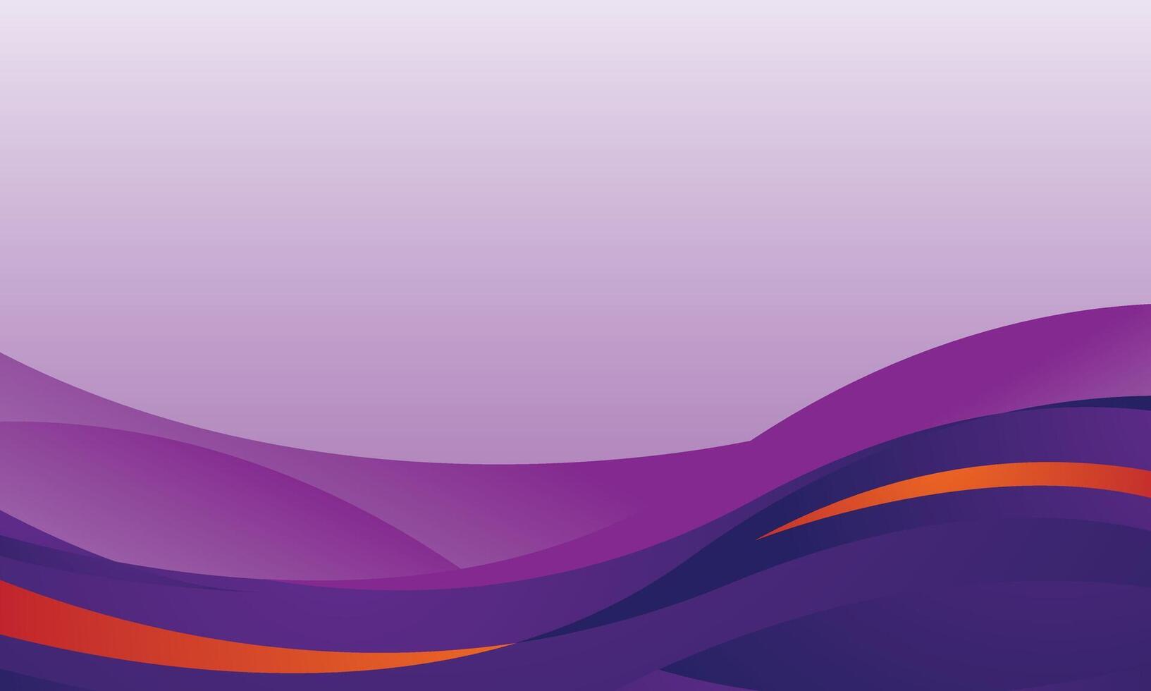 Abstract purple gradient wave background image vector