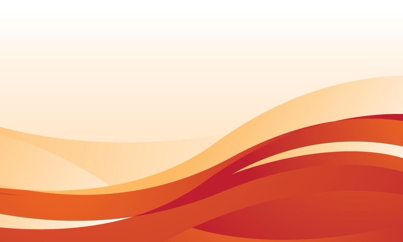 Abstract orange yellow gradient wave background image vector