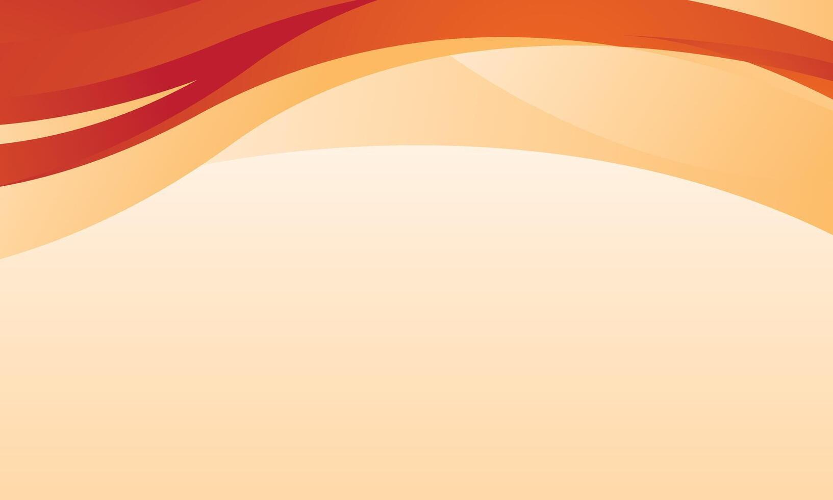 Orange yellow gradient wave background image vector