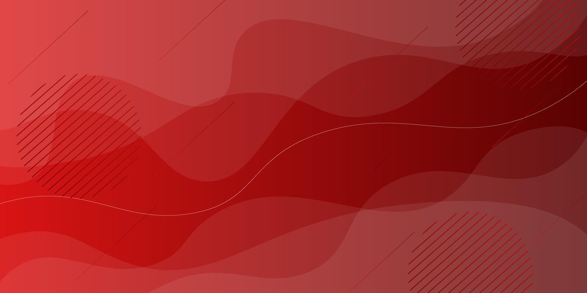 Modern premium red background design template with wave pattern. eps10 vector