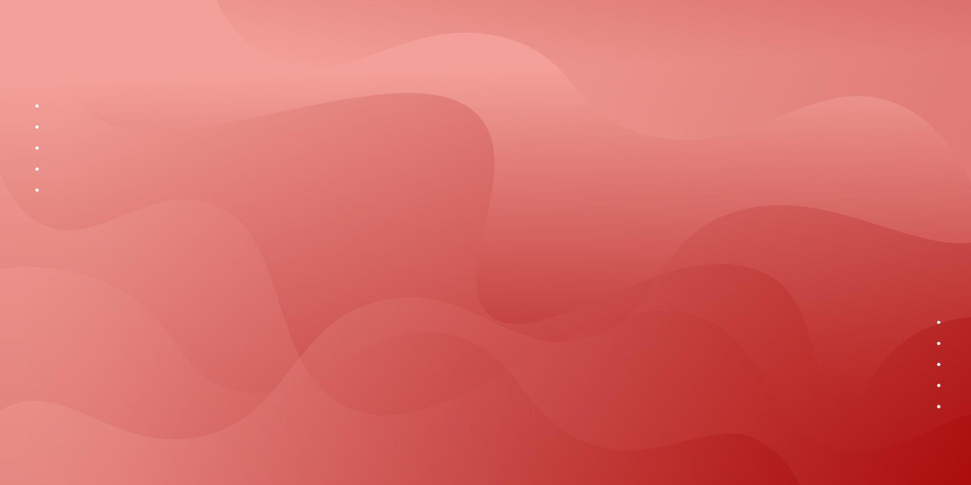 Modern abstract soft red gradient wave liquid geometric background with liquid style gradient color. Suitable for banner, flyer, etc. Eps10 vector