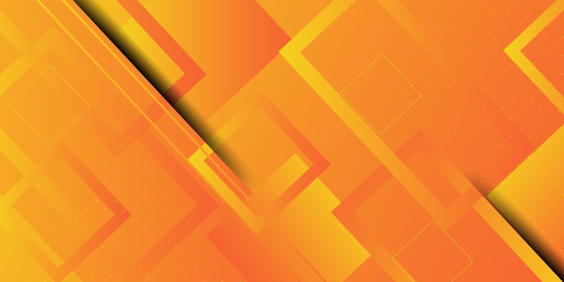 Abstract geometric background in bright colors with orange gradient color combination. Simple arrow pattern color lines on the background. Eps10 vector