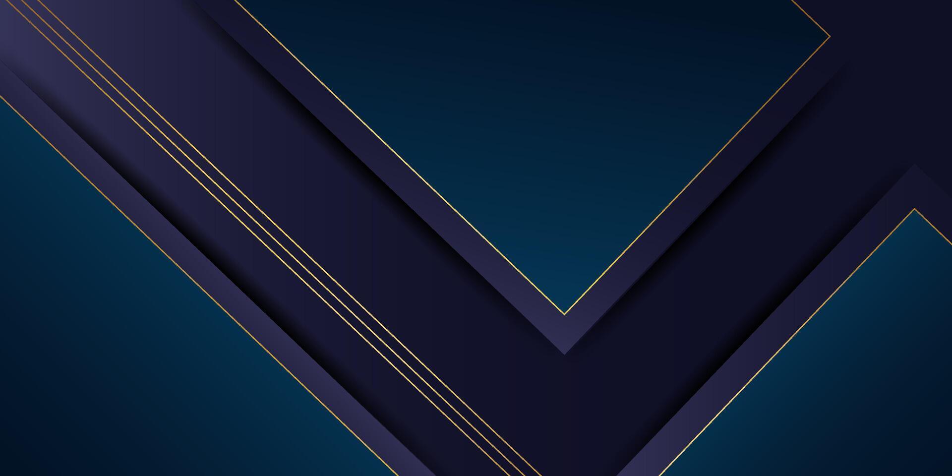 Abstract geometric dark blue square themed overlapping background for graphic design. vector