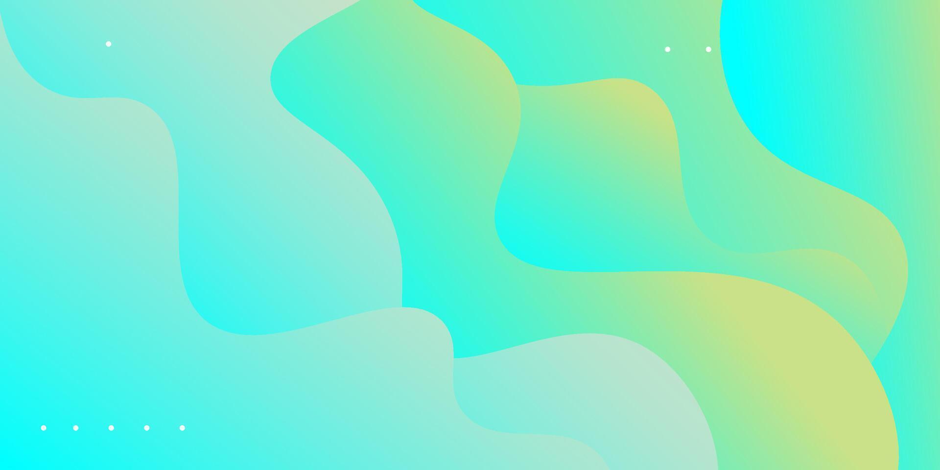 Abstract modern bright tosca green gradient illustration background with simple pattern. Cool design. Eps10 vector