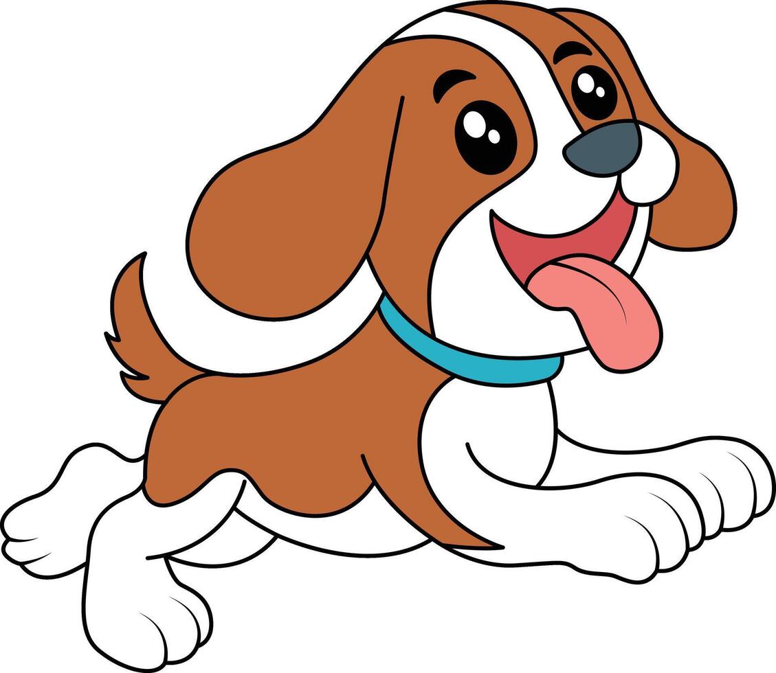 Cartoon Dog Clipart vector