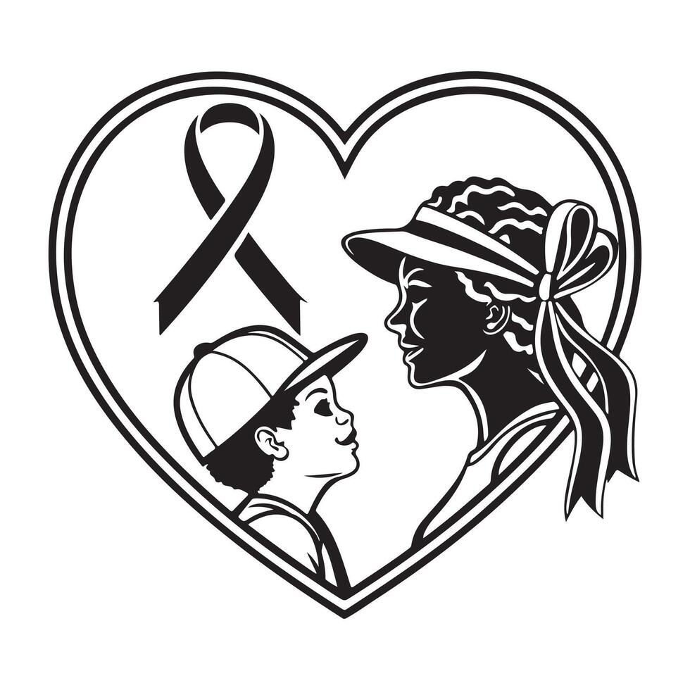 World Cancer Day Icons and Illustrations. vector