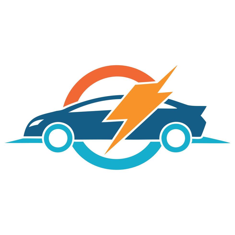 Racing Car Logo - Speed and Performance Design vector