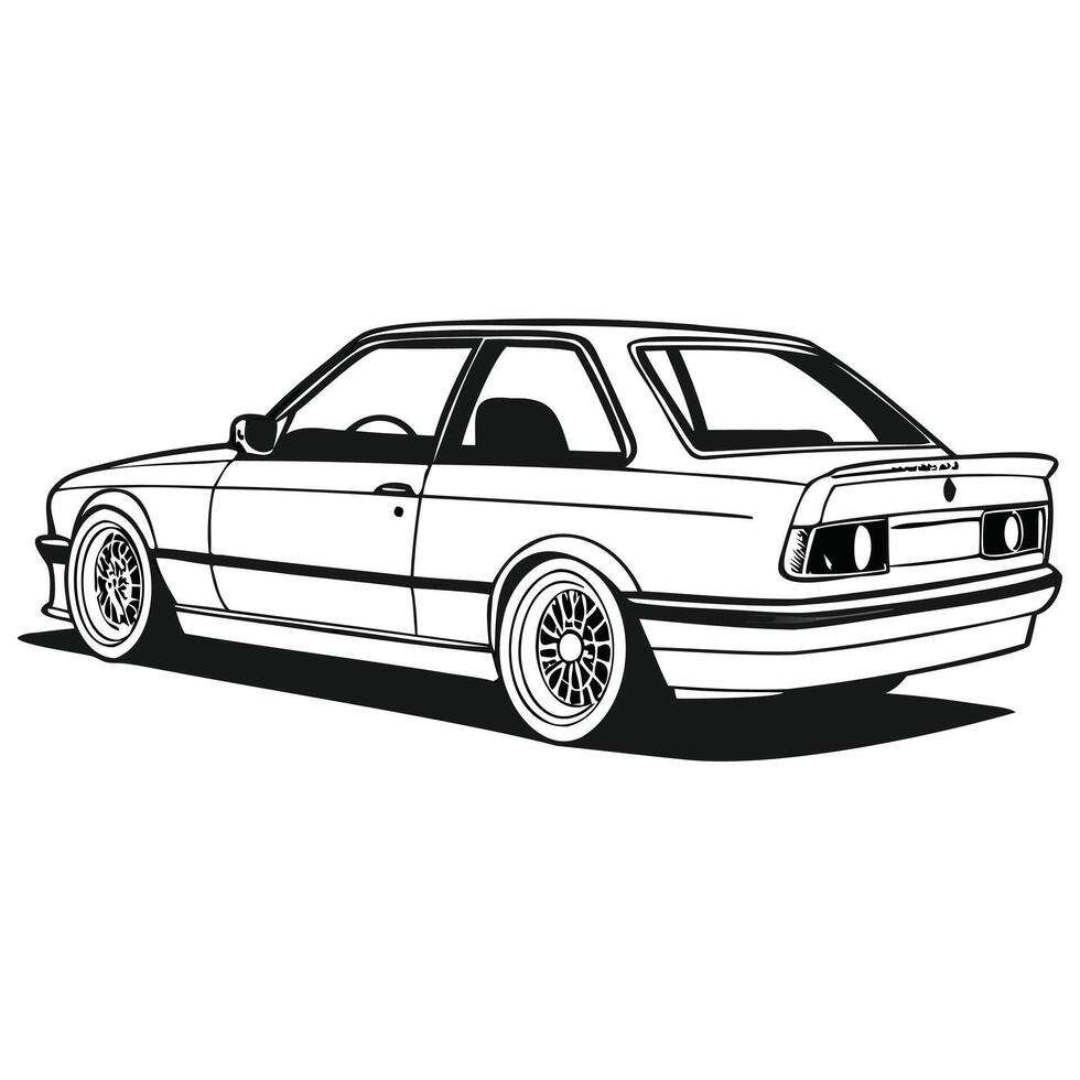 Antique Auto T-Shirt Artwork vector