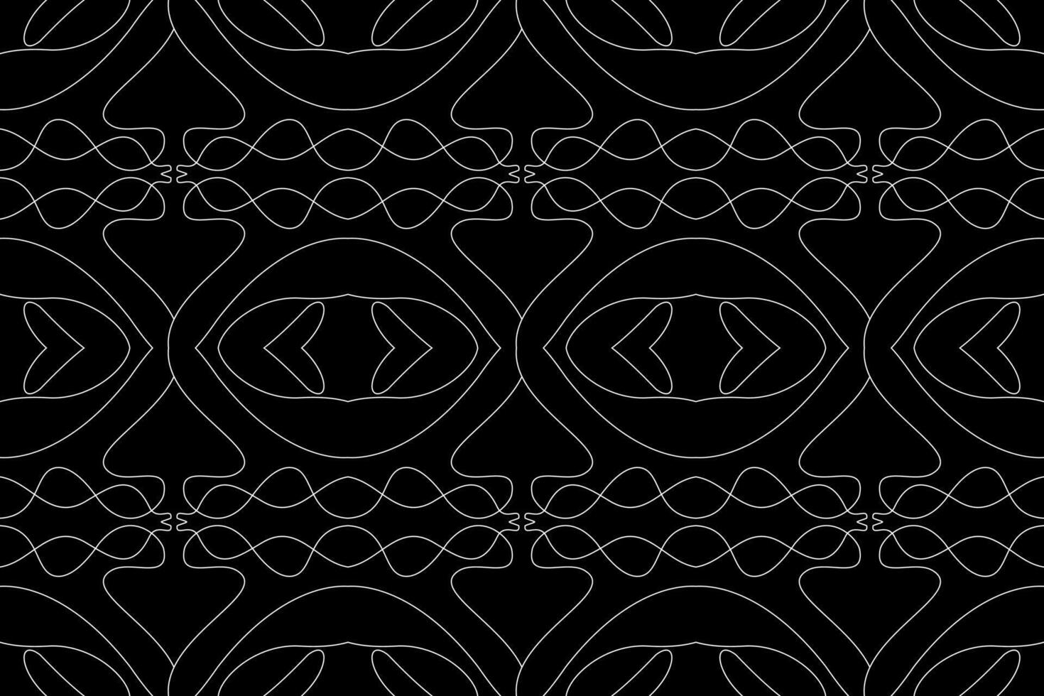 Abstract seamless pattern with intricate line art, featuring a mesmerizing interplay of shapes and curves. Perfect for modern interior design, fashion textiles, and graphic vector