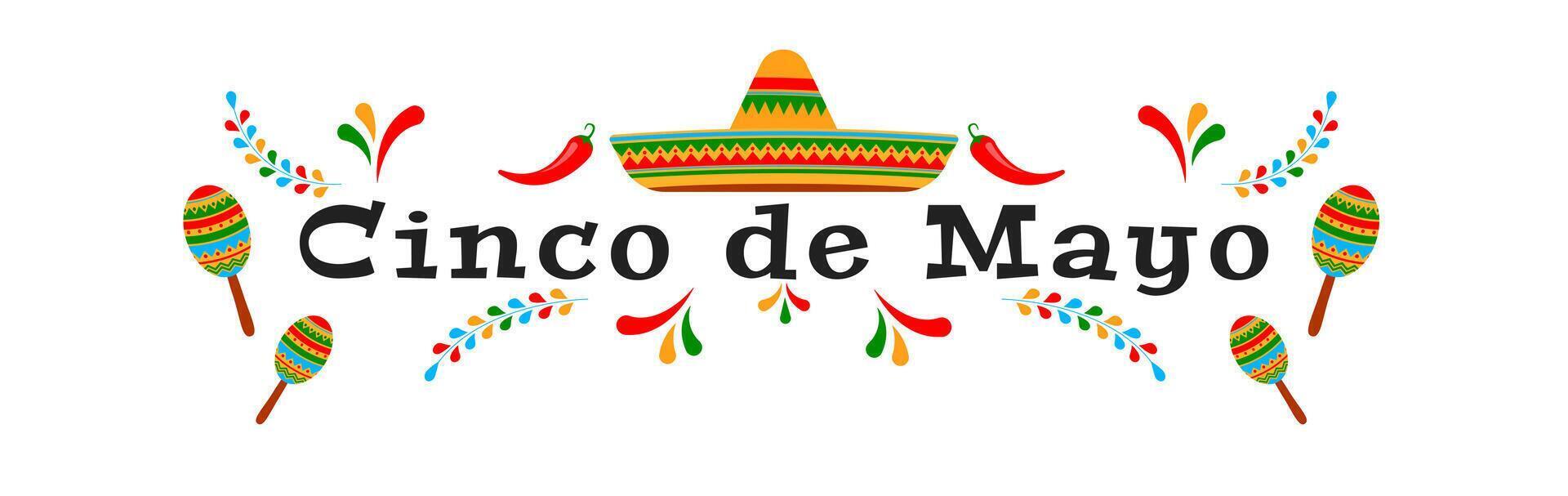 Cinco de Mayo banner vector