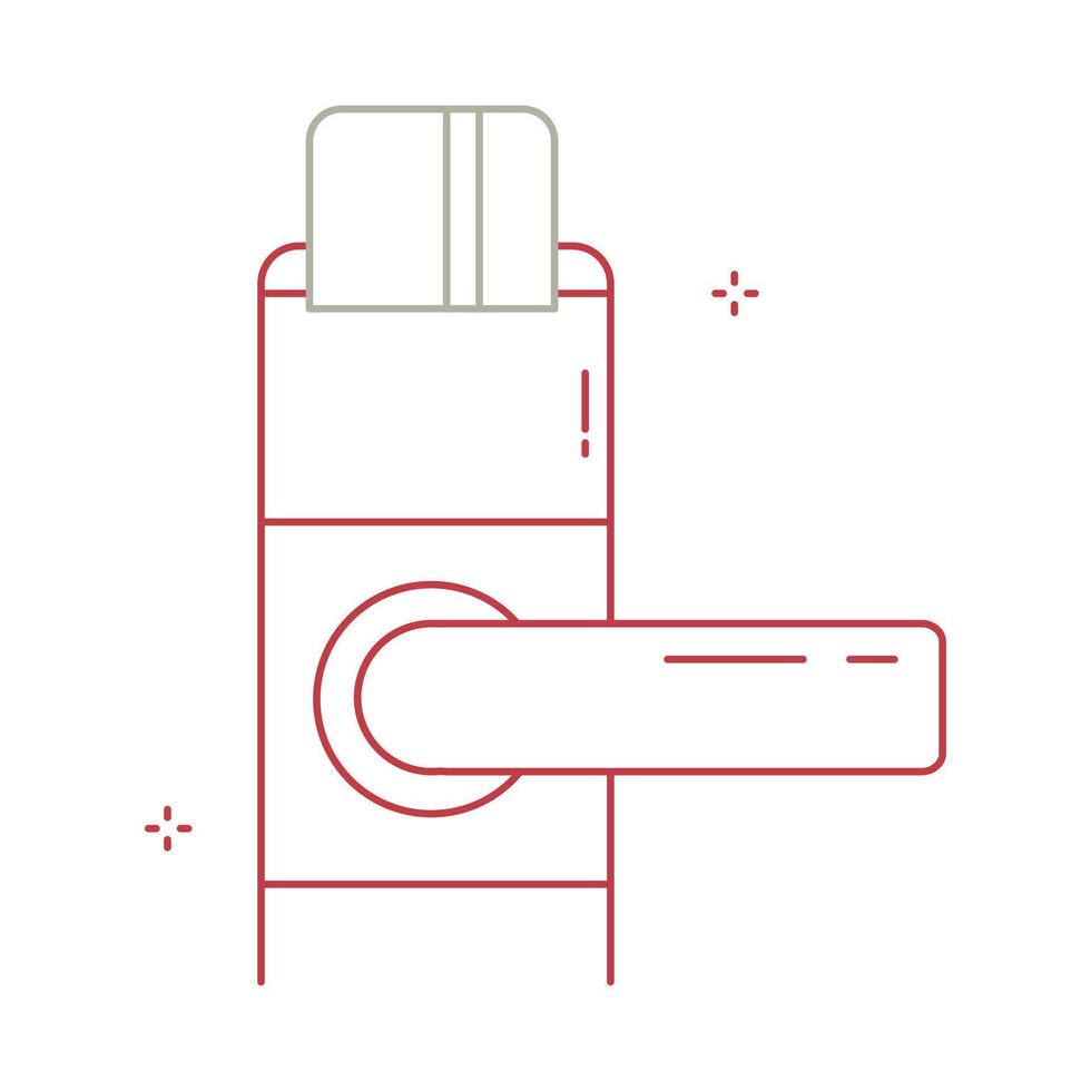 Card Lock Privacy Icon Design vector