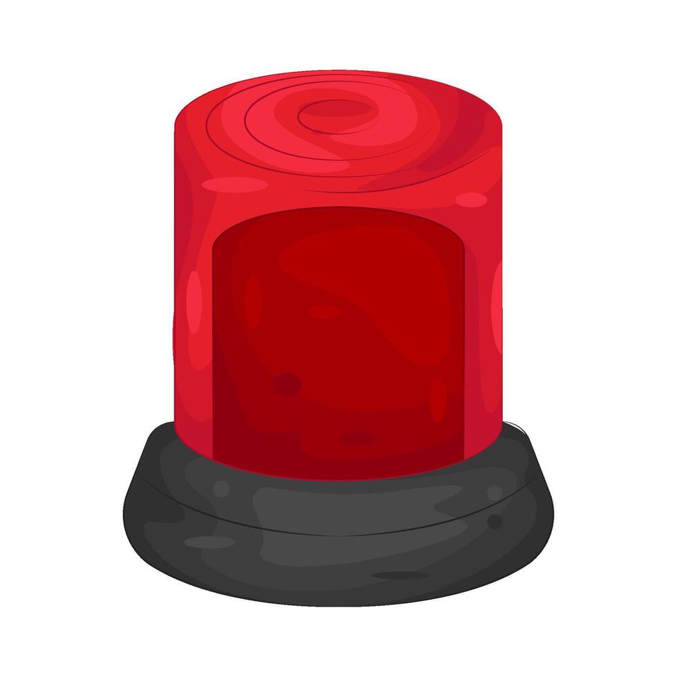 illustration of ambulance siren vector