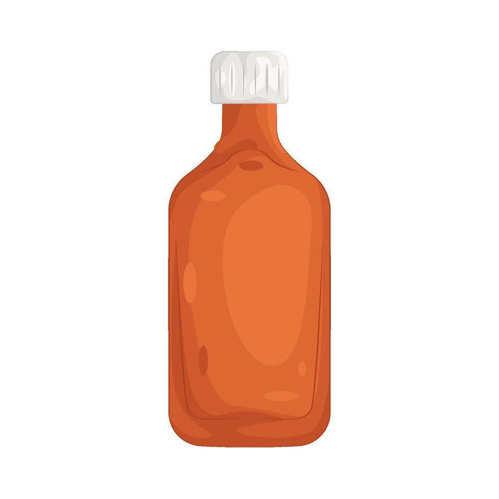 medicine bottle illustration vector