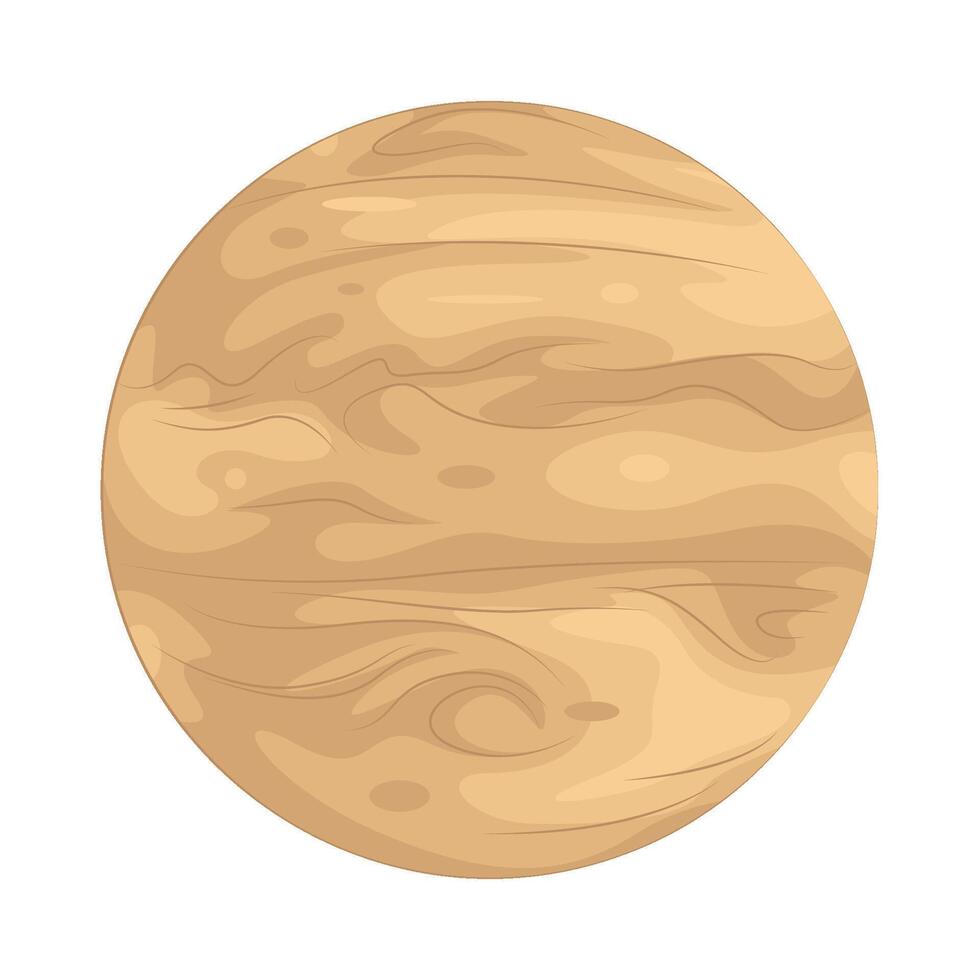 illustration of jupiter planet vector