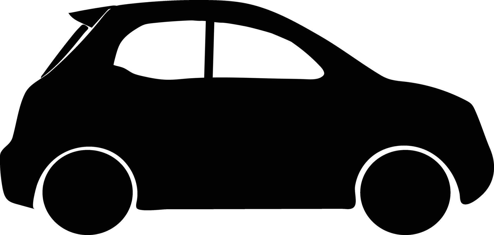 Car Icon Flat Web Symbol Illustration vector