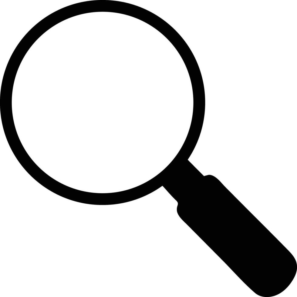 Magnifying Glass Icon Search Symbol Illustration vector