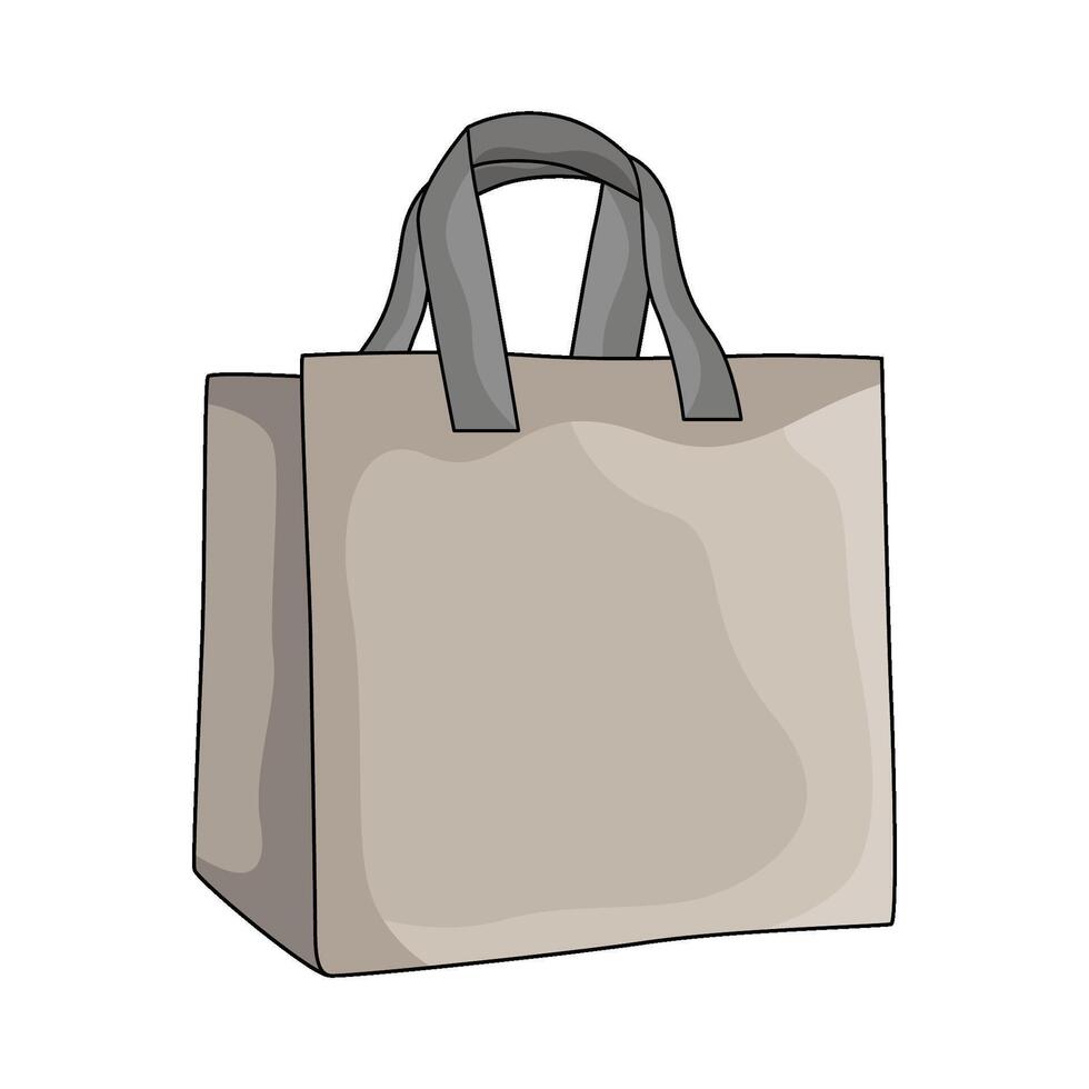 illustration of Eco Reuse Bag vector