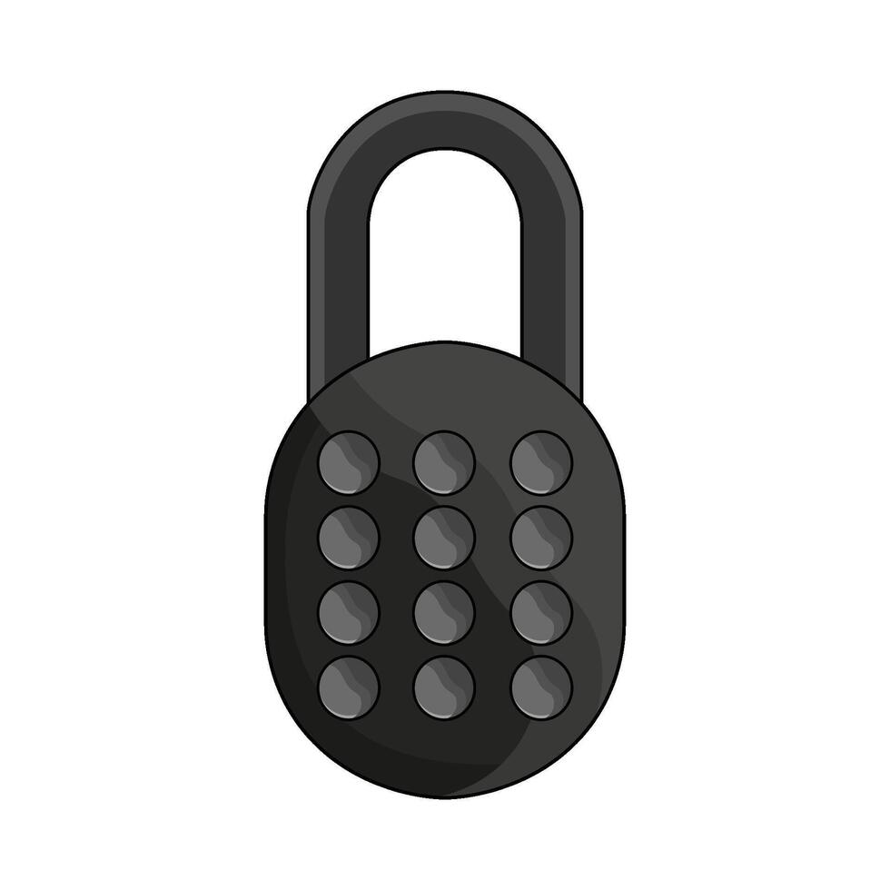 illustration of Secure Lock vector