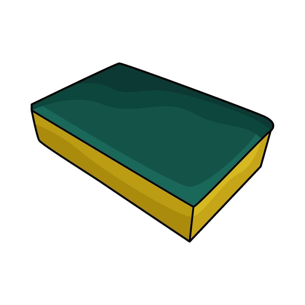 illustration of cleaning sponge vector