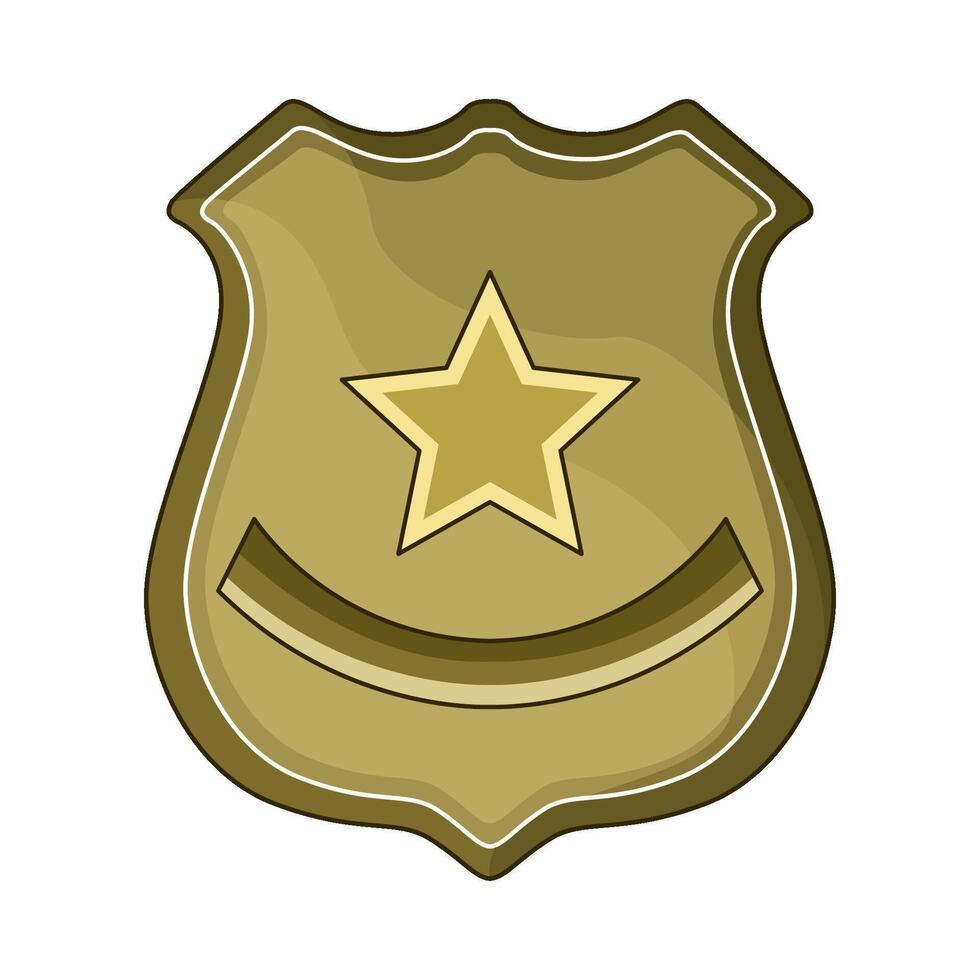 illustration of Police Badge Emblem vector
