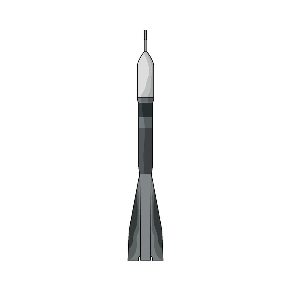 illustration of rocket launch space vector