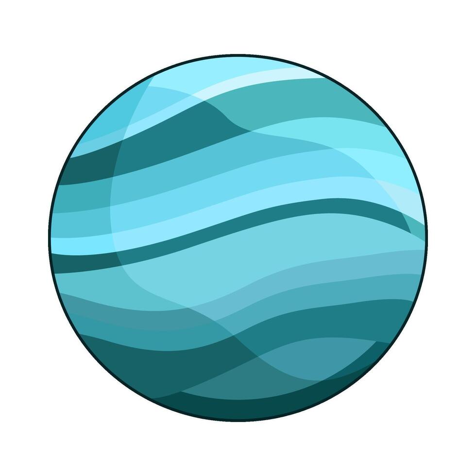 illustration of neptune vector