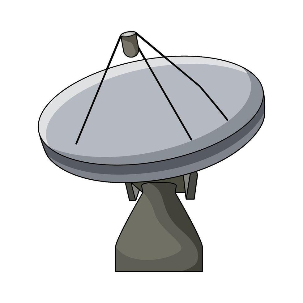 Space Satellite Dish vector