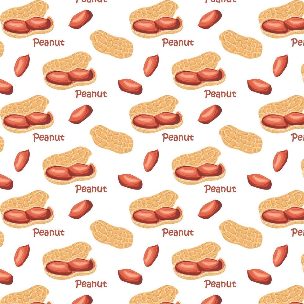 Peanuts in shell. For design projects, food packaging, advertising, or creating educational materials, ideal for use in food-related branding vector