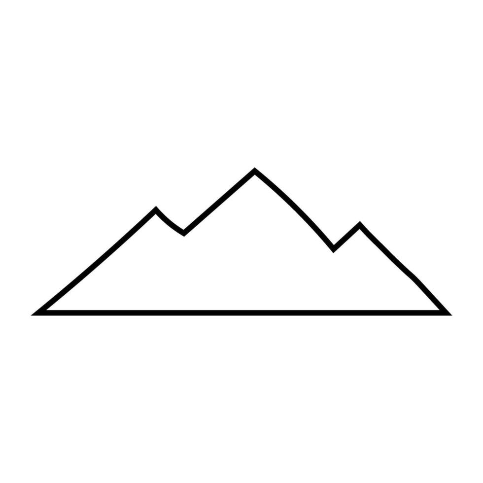 Mountain icon. Mountain . Mountain illustration. Mountain sign. vector