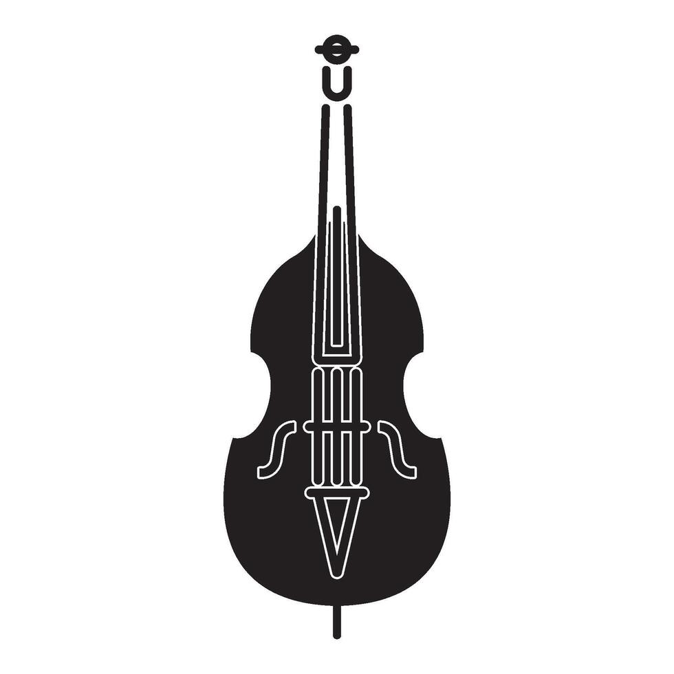 Contrabass Element icon vector